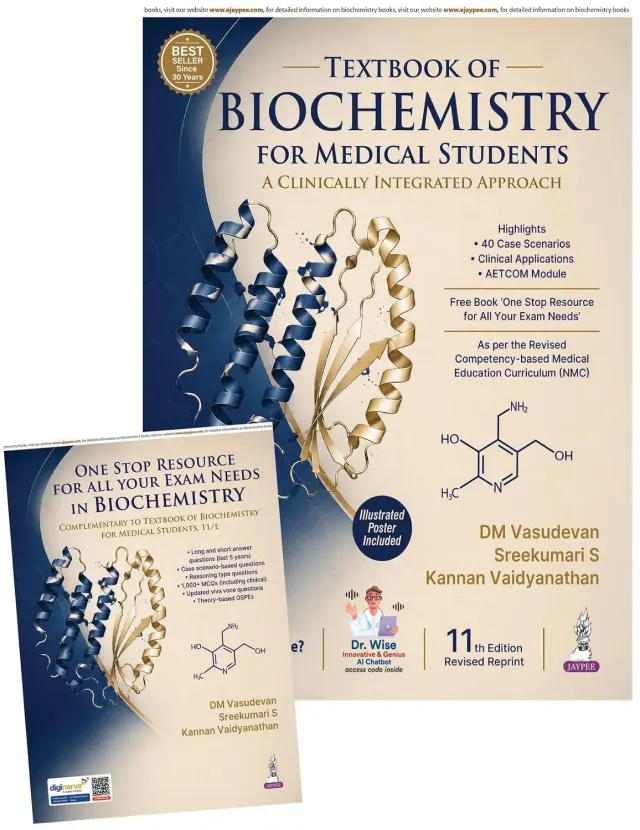 Vasudevan Biochemistry, 11th Ed